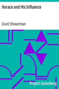Cover of Horace and His Influence