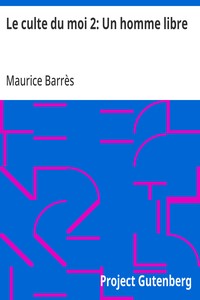 Cover of Le culte du moi 2: Un homme libre