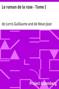 Cover of Le roman de la rose - Tome I