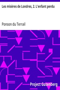 Cover of Les misères de Londres, 2. L'enfant perdu