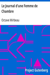 Cover of Le Journal d'une Femme de Chambre