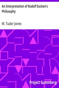 Cover of An Interpretation of Rudolf Eucken's Philosophy