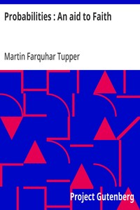 Cover of Probabilities : An aid to Faith