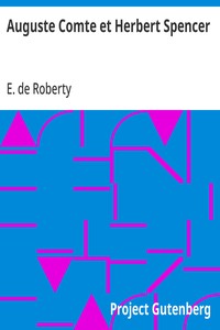 Cover of Auguste Comte et Herbert Spencer Contribution à l'histoire des idées philosophiques au XIXe siècle