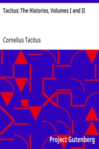 Cover of Tacitus: The Histories, Volumes I and II
