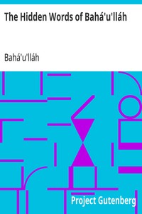 Cover of The Hidden Words of Bahá'u'lláh
