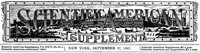 Cover of Scientific American Supplement, No. 611, September 17, 1887