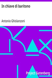 Cover of In chiave di baritono