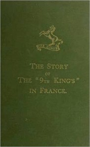 Cover of The Story of the "9th King's" in France