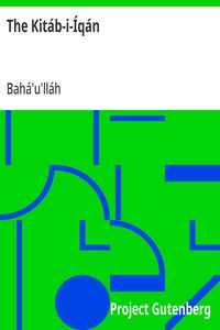 Cover of The Kitáb-i-Íqán