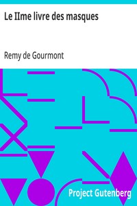 Cover of Le IIme livre des masques
