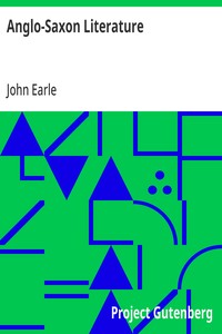 Cover of Anglo-Saxon Literature