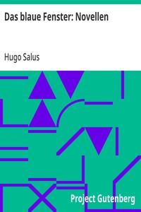 Cover of Das blaue Fenster: Novellen