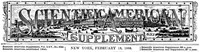 Cover of Scientific American Supplement, No. 633, February 18, 1888