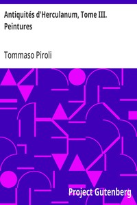 Cover of Antiquités d'Herculanum, Tome III. Peintures