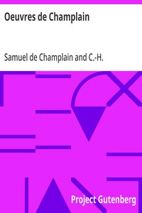 Cover of Oeuvres de Champlain