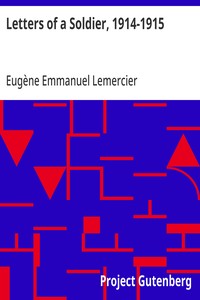 Cover of Letters of a Soldier, 1914-1915