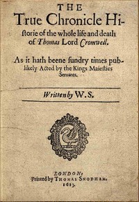 Cover of Thomas Lord Cromwell