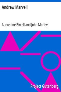 Cover of Andrew Marvell