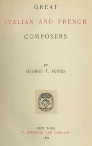 Cover of Great Italian and French Composers