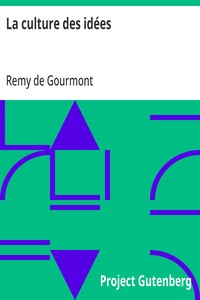 Cover of La culture des idées