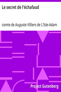 Cover of Le secret de l'échafaud