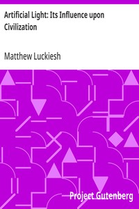 Cover of Artificial Light: Its Influence upon Civilization