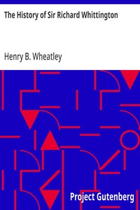 Cover of The History of Sir Richard Whittington