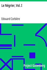 Cover of Le Négrier, Vol. I Aventures de mer