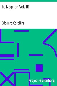 Cover of Le Négrier, Vol. III Aventures de mer