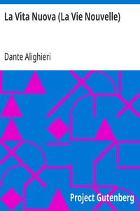 Cover of La Vita Nuova (La Vie Nouvelle)