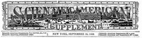 Cover of Scientific American Supplement, No. 717, September 28, 1889