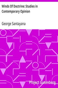 Cover of Winds Of Doctrine: Studies in Contemporary Opinion