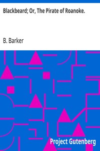 Cover of Blackbeard; Or, The Pirate of Roanoke.