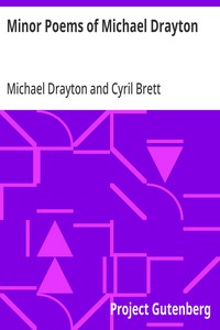 Cover of Minor Poems of Michael Drayton