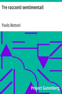 Cover of Tre racconti sentimentali