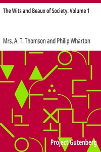 Cover of The Wits and Beaux of Society. Volume 1