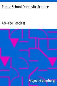 Cover of Public School Domestic Science