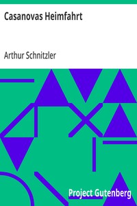 Cover of Casanovas Heimfahrt
