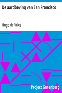 Cover of De aardbeving van San Francisco De Aarde en haar Volken, 1907