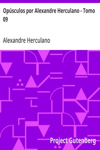 Cover of Opúsculos por Alexandre Herculano - Tomo 09