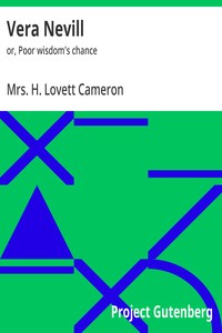 Cover of Vera Nevill : $b or, Poor wisdom's chance