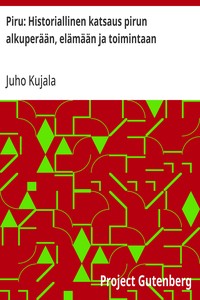 Cover of Piru: Historiallinen katsaus pirun alkuperään, elämään ja toimintaan