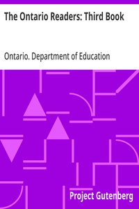 Cover of The Ontario Readers: Third Book