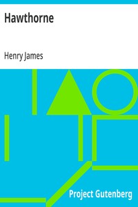Cover of Hawthorne (English Men of Letters Series)