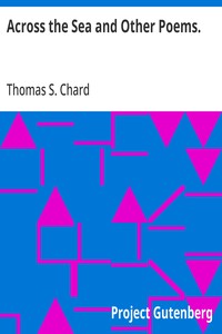Cover of Across the Sea and Other Poems.