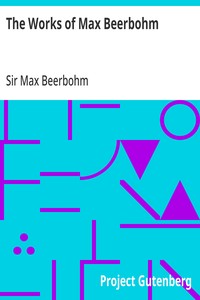 Cover of The Works of Max Beerbohm