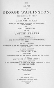 Cover of The Life of George Washington, Vol. 2 Commander in Chief of the American Forces During the War which Established the Independence of his Country and First President of the United States