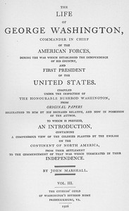Cover of The Life of George Washington, Vol. 3 Commander in Chief of the American Forces During the War which Established the Independence of his Country and First President of the United States