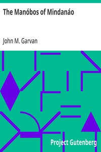 Cover of The Manóbos of Mindanáo Memoirs of the National Academy of Sciences, Volume XXIII, First Memoir